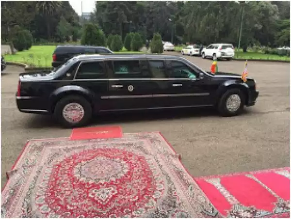 See The " Red Carpet " Ethiopians Used In Welcoming Pres. Obama [See Photos]